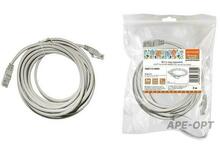Изображения товара Патч-корд народный U/UTP Cat 5e 4PR 24AWG PVC, литой 3 м, серый | SQ0115-0005 | TDM