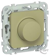 Изображения товара FLITE Светорегулятор проходной LED (для светодиодных ламп и КЛЛ) 250Вт СС16-5-1-ФлО оливковый | FI-D22-0250-P-K26 | IEK