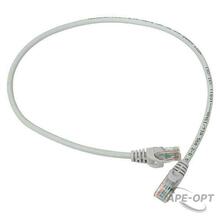 Изображения товара Патч-корд TERACOM PRO Cat.5E неэкранированный UTP оболочка LSZH серый (0,5м) | TRP-5EUTP-LSH-05M-GY | EKF