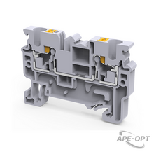 Изображения товара Клемма проходная push-in OptiClip CP-4-I-32A-(0,2-4)-серый | 331840 | КЭАЗ