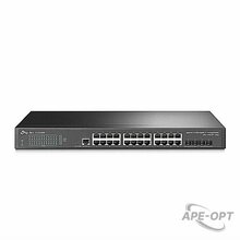 Изображения товара TL-SG3428X - Коммутатор TP-Link JetStream 24‑портовый гигабитный управляемый уровня 2+ с 4 SFP+ слотами 10GE