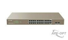 Изображения товара IP-COM G3326P-24-410W - Управляемый PoE коммутатор с 24 портами PoE и 2 SFP портами.