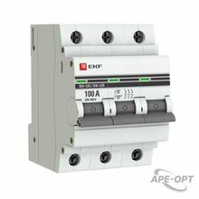 Изображения товара Выключатель нагрузки модульный ВН-125, 3P 100А EKF PROxima | SL125-3-100-pro | EKF (замена - S1253100)