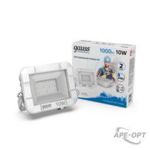 Изображения товара Прожектор светодиодный Gauss Elementary G2 10W 900lm IP65 6500К белый 1/60 | 613120310 | Gauss