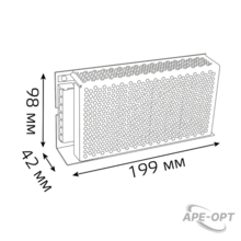 Изображения товара Блок питания 150W 24V IP20 1/50 | 202002150 | Gauss