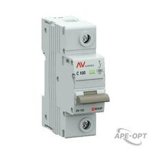Изображения товара Выключатель автоматический AV-125 1P 100A (C) 10kA AVERES |mcb125-1-100C-av| EKF
