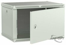 Изображения товара ITK LINEA W Шкаф 6U 600х450мм дверь металл серый 2.0| LWR3-06U64-MF-2| ITK