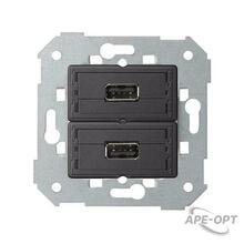 Изображения товара Simon 75 Механизм Коннектор 2 x USB 2.0 типа A "мама", S82, S82N, S82 Detail | 7501090-039 | Simon