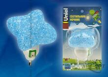 Изображения товара Светильник-ночник DTL-309-Звездочка/BLUE/1LED/01W выключатель на корпусе