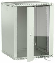 Изображения товара ITK LINEA W Шкаф 15U 600х600мм дверь стекло серый 2.0| LWR3-15U66-GF-2| ITK