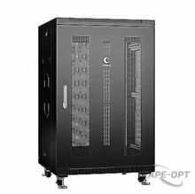 Изображения товара Cabeus ND-05C-18U60/80-BK - Шкаф монтажный телекоммуникационный 19" напольный для распределительного и серверного оборудования 18U 600x800x988mm (ШхГхВ)