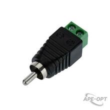 Изображения товара Разъем штекер RCA с клеммной колодкой (блистер) | 14-0413 | REXANT
