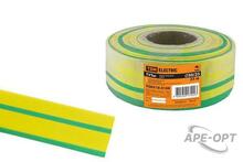 Изображения товара Термоусаживаемая трубка ТУТнг 50/25 желто-зеленая (25 м/ролл) | SQ0518-0108 | TDM