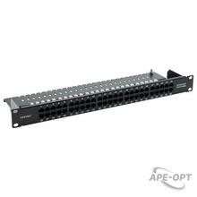 Изображения товара Патч-панель телефонная 19",1U,CAT3, 50 портов RJ45 | RN3PP501 | DKC