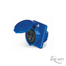 Изображения товара Силовой разъем PPC 413 2Р+РЕ 16А 220В IP44 | .5072930 | Jazzway