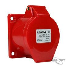 Изображения товара Розетка 315-16А-6h-380AC-3P+PE+N-IP44 | 222759 | КЭАЗ