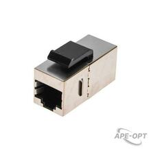 Изображения товара Адаптер проходной формата Keystone, Jack RJ-45(8P8C), FTP, CAT 5e REXANT PRO | 02-0102 | REXANT