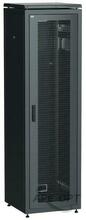 Изображения товара Шкаф сетевой 19" LINEA N 38U 600х800 мм перфорированная передняя дверь черный | LN05-38U68-P | ITK