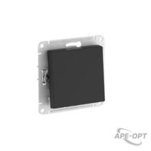 Изображения товара AtlasDesign Aqua Карбон Переключатель 1-клавишный IP44, сх.6, 10АХ,механизм, быстрозажимные клеммы | ATN441061S | SE