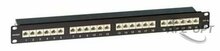 Изображения товара Патч-панель 19",1U,CAT6A, 24 порта RJ45, экранированная (замена на RN6APPF241)| RN6APPF241BK | DKC