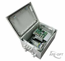 Изображения товара PSW-2G+Box - Управляемый гигабитный уличный коммутатор TFortis, 4 порта с PoE+ (до 60 Вт), 2 оптических порта SFP, встроенный оптический кросс.