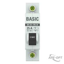Изображения товара Выключатель нагрузки модульный ВН-29 1P 25А EKF Basic | SL29-1-25-bas | EKF