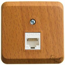 Изображения товара Этюд Бук О/У Розетка компьютерная RJ45 кат.5E | KOMA-001T | SE