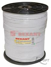 Изображения товара Кабель RG-6U+CU, (64%), 75 Ом, 305м., белый | 01-2231 | REXANT