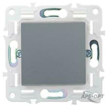 Изображения товара SKANDY Выключатель 1-клавишный 10А SK-V01Gr серый | SK-V10-0-10-K03 | IEK