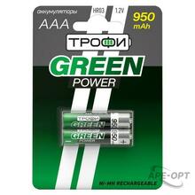 Изображения товара Аккумулятор HR03-2BL 950 mAh (20/240/17280) (AAA) | C0032097 | ТРОФИ