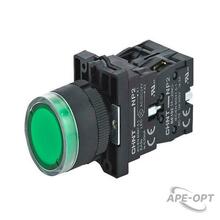 Изображения товара Кнопка управления NP2-EW3365 1НО+1НЗ зеленая AC/DC230В(LED), IP40 (R) | 575718 | ЧИНТ (CHINT)