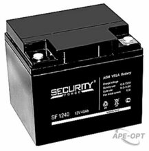 Изображения товара SF 1240 - Аккумулятор Security Force герметичный свинцово-кислотный, 12В/40Ач, Тип Клемм: Болт В3