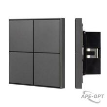 Изображения товара INTELLIGENT ARLIGHT Кнопочная панель KNX-304-23-IN Black (BUS, Frame) (IARL, IP20 Металл, 2 года) | 039667 | Arlight