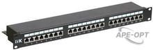 Изображения товара Патч-панель 1U кат.5Е STP 24 порта (Dual IDC) экран