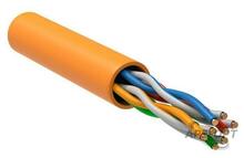 Изображения товара Витая пара U/UTP 5E 24AWG 4PR LSZH 1м оран. 305м РФ | BC1-C5E04-127-305-R-G | GENERICA