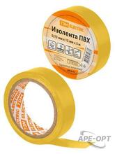 Изображения товара Изолента ПВХ 0,13х15мм Желтая 5м | SQ0526-0072 | TDM