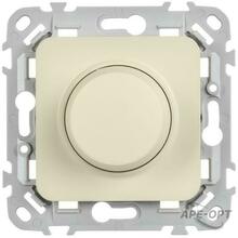 Изображения товара FLITE Светорегулятор проходной TRIAC (для ламп накаливания и галогеновых ламп) 550Вт СС26-5-12-ФлСл сливочный | FI-D23-0550-P-K86 | IEK