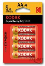 Изображения товара Батарейки R6-4BL SUPER HEAVY DUTY Zinc [KAAHZ-4] (80/400/26400) | Б0005119 | Kodak