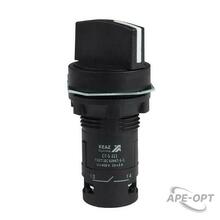 Изображения товара Переключатель 2 положения OptiSignal Compact D22 C7-S-211 черный 1НО+1НЗ XB7ND25 | 362136 | КЭАЗ