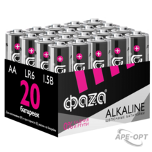 Изображения товара Батарейка LR 6 ФАZА Alkaline Pack-20 арт.5028098