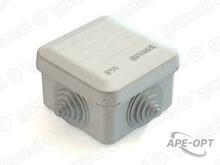 Изображения товара Коробка распределительная для о/п 70х70х40 4 ввода IP55 | GE41236 | GREENEL