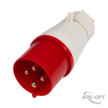 Изображения товара Силовой разъем PPC 024 3Р+РЕ 32А 380В IP44 | .5072343 | Jazzway