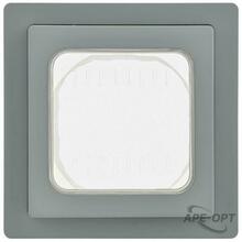 Изображения товара FLITE Рамка 1-местная IP55 Рпро-1-55-ФлС серый | FI-M10-32-55-K03 | IEK
