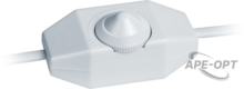 Изображения товара Шнур NPS-FS02-170-2x0.5-WH 1.7 м с диммируемым выкл