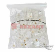 Изображения товара Джек телефонный 6P4C | 05-1012 | REXANT