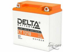 Изображения товара CT 1210 - Мото аккумулятор Delta герметичный свинцово-кислотный, 12В/10Ач