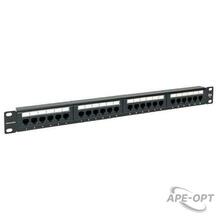 Изображения товара Патч-панель TERACOM 19'' Cat.5E 1U неэкранированная UTP 24 порта RJ-45 110 IDC | TRC-PPNL-5EUTP-1U24 | EKF