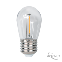 Изображения товара Лампа светодиодная для белт-лайта PLED- ECO- S14 1w E27 2700K CLEAR | .5040625 | Jazzway