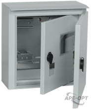 Изображения товара Корпус металлический ЩУ 1/1-1 У1 IP66 (ВхШхГ) 310x300x150мм TITAN | MKM51-N-04-54 | IEK