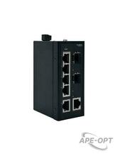 Изображения товара Неуправляемый промышленный коммутатор Ethernet, 6x10/100BaseT, 2x100BaseX SFP | NSETU108T06X02B | SE